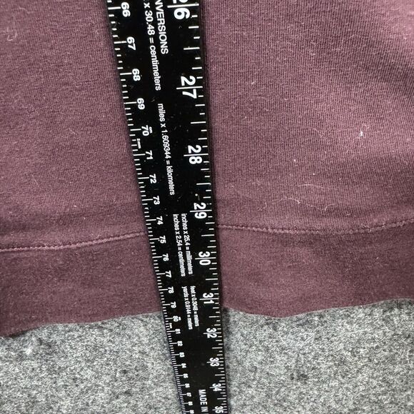 Eileen Fisher Top Women's Small Maroon Boxy Tunic Stretch USA Made - Picture 6 of 7